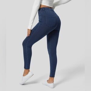 HalaraMagic™ High Waisted Stretchy Knit Denim Work Legg…